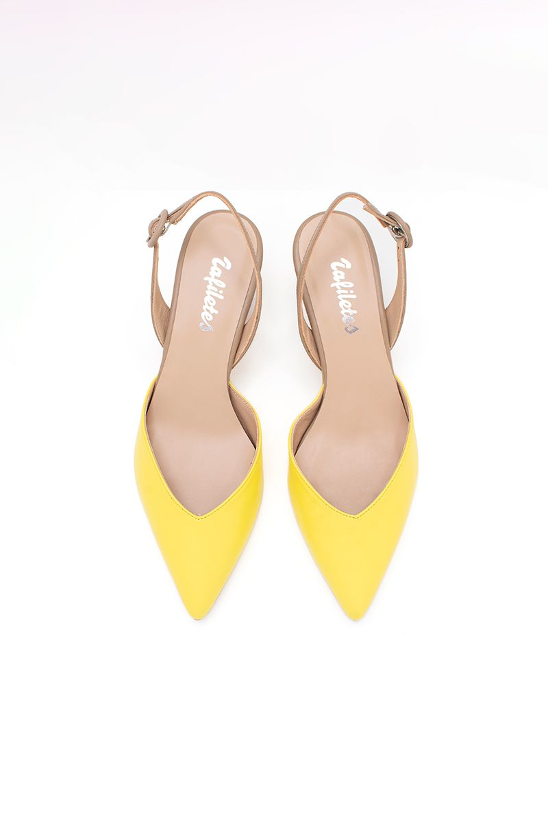 tafiletes zapato lia combinado amarillo