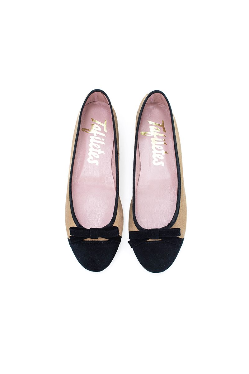 tafiletes bailarina anne punta redonda beige