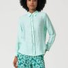 surkana camisa manga larga fornitura verde agua