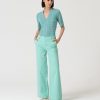surkana pantalon acampanado verde agua