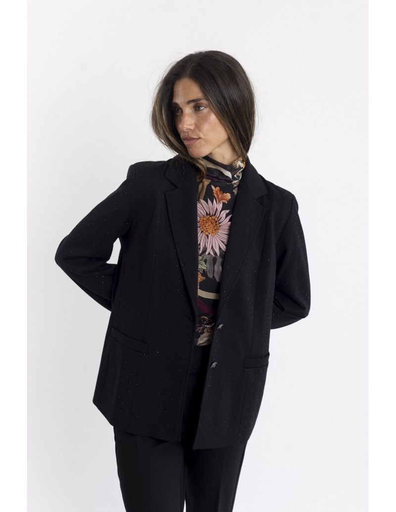 bmb blazer negra strass