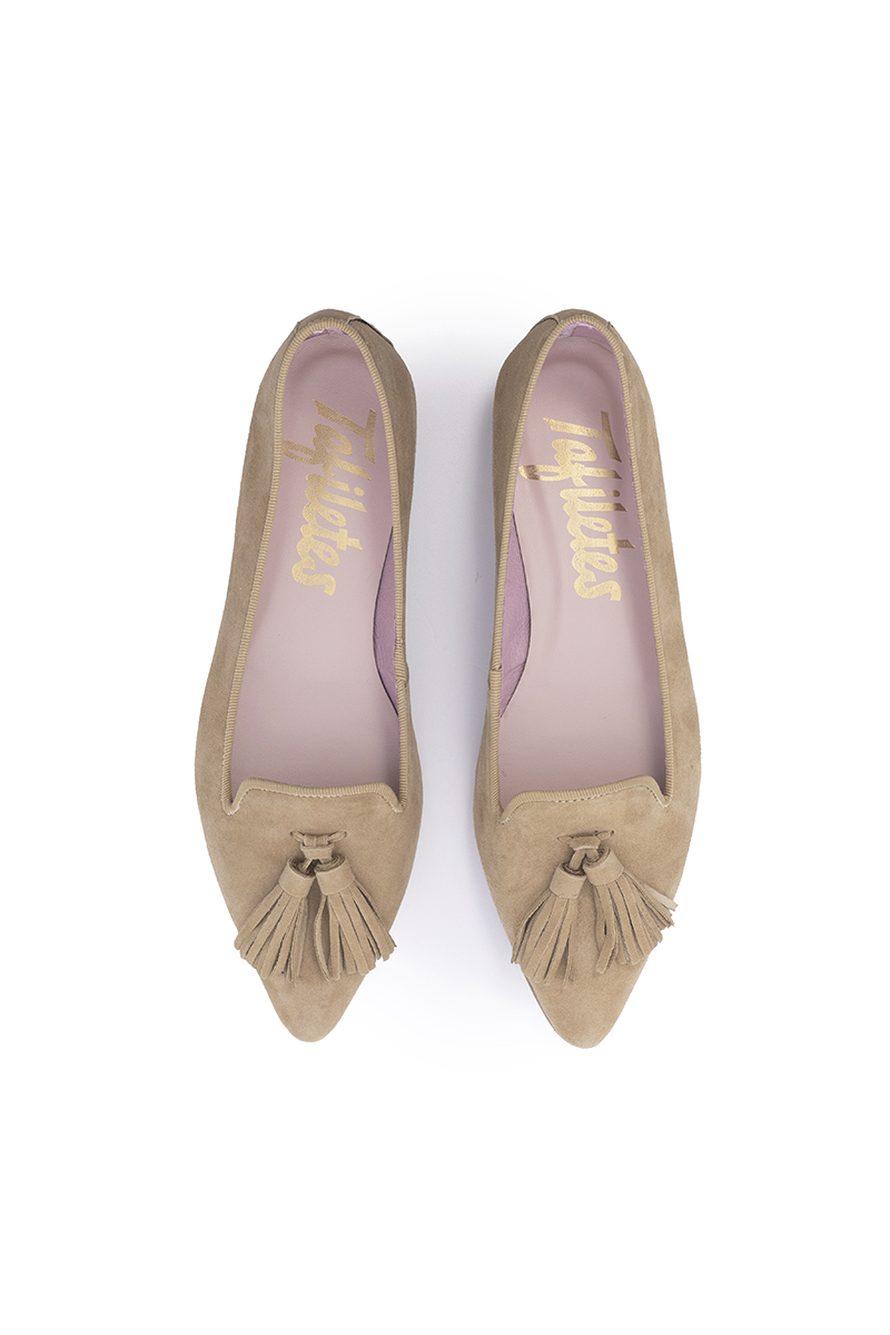 tafiletes slipper eloise borlas beige