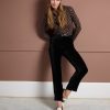 surkana pantalon pitillo terciopelo negro
