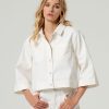 surkana cazadora caquera blanca
