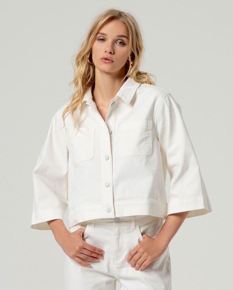 surkana cazadora caquera blanca