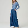 surkana pantalon ancho azul