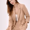 dolores promesas blazer reni rayas camel
