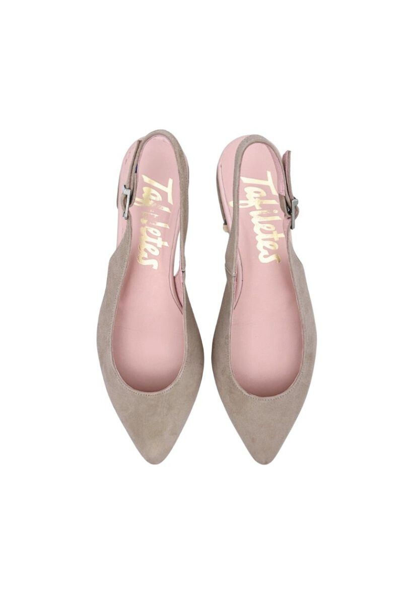 tafiletes bailarina destalonada beige