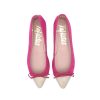 tafiletes bailarina emma punta fina fucsia taupe