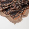 surkana panuelo estampado paisley negro