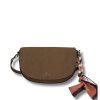 martinak bandolera antelina print acoco camel