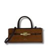 martinak bolso alargado antelina print coco camel