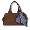 martinak bolso antelina print coco brown