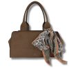 martinak bolso antelina print coco camel