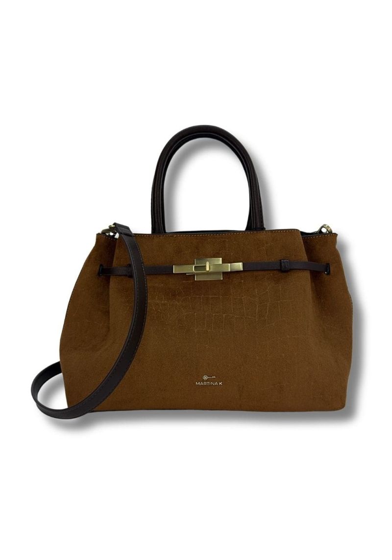 martinak bolso tipo birkin antelina coco