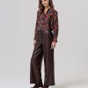 surkana pantalon ancho chocolate