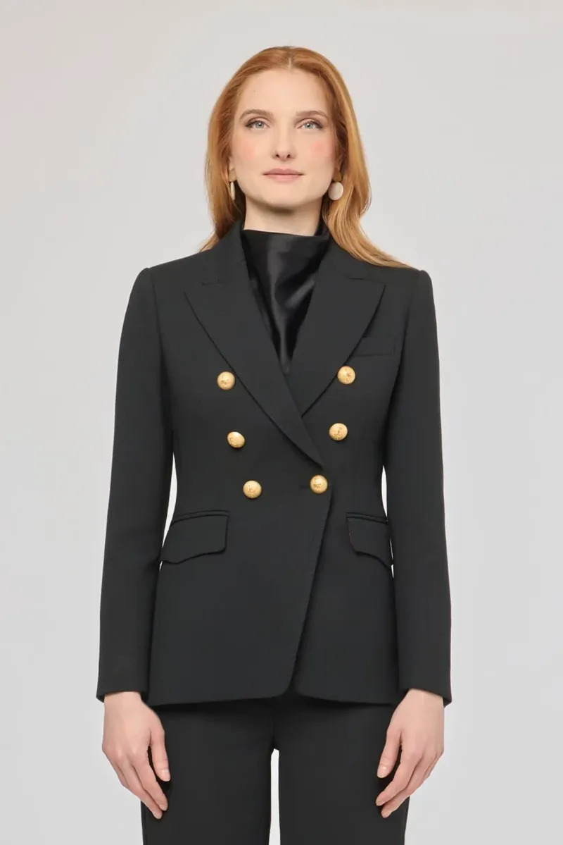 extreme collection blazer cruzada negra garcia vintage
