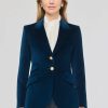 the extreme collection blazer terciopelo azul oliva edicion limitada