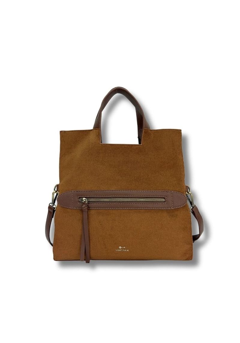 martinak bolso antelina ecopiel camel