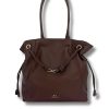 martinak bolso fruncido asa hombro marron
